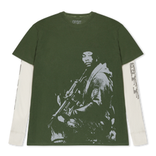 Load image into Gallery viewer, DISTRESSED WAR LAYERED LONGSLEEVE
