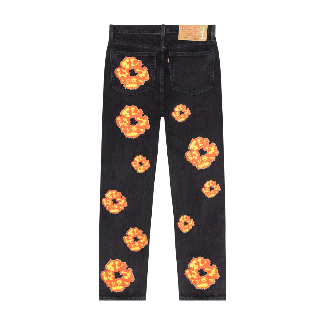 OFFSET TEARS JEAN (BLACK)