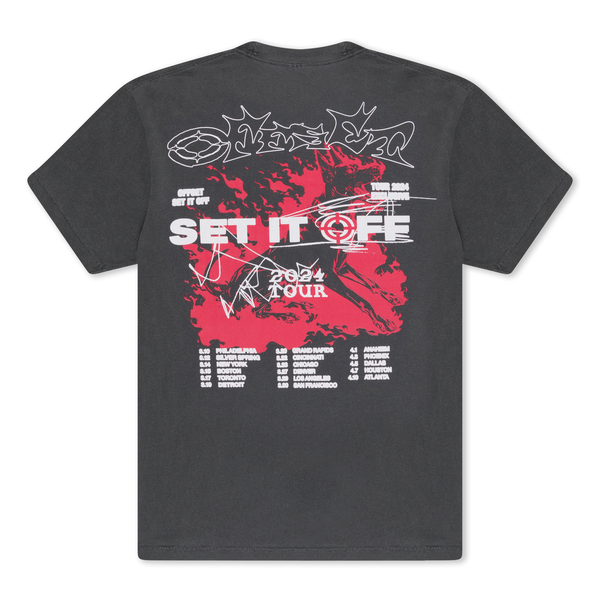 OFFSET SET IT OFF TOUR TARGET TEE (L) OFFSET SET IT OFF TOUR TARGET TEE (L)